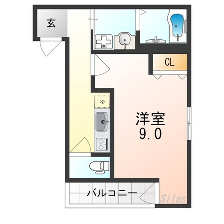 フジパレス北野田Ⅰ番館の物件間取画像